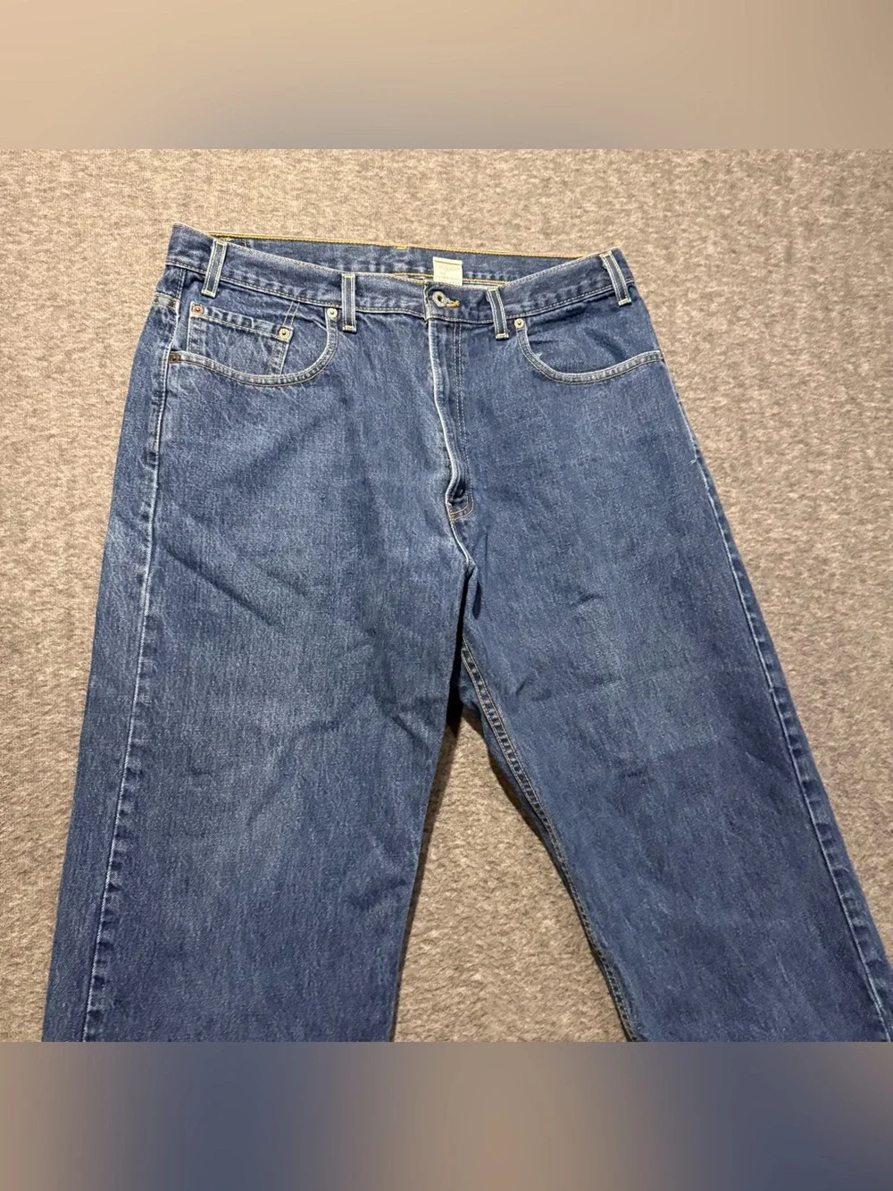 Levis 569 Vtg 90s Dry Goods Jeans Men’s 38x30 blue Straight USA Made Cotton Nice